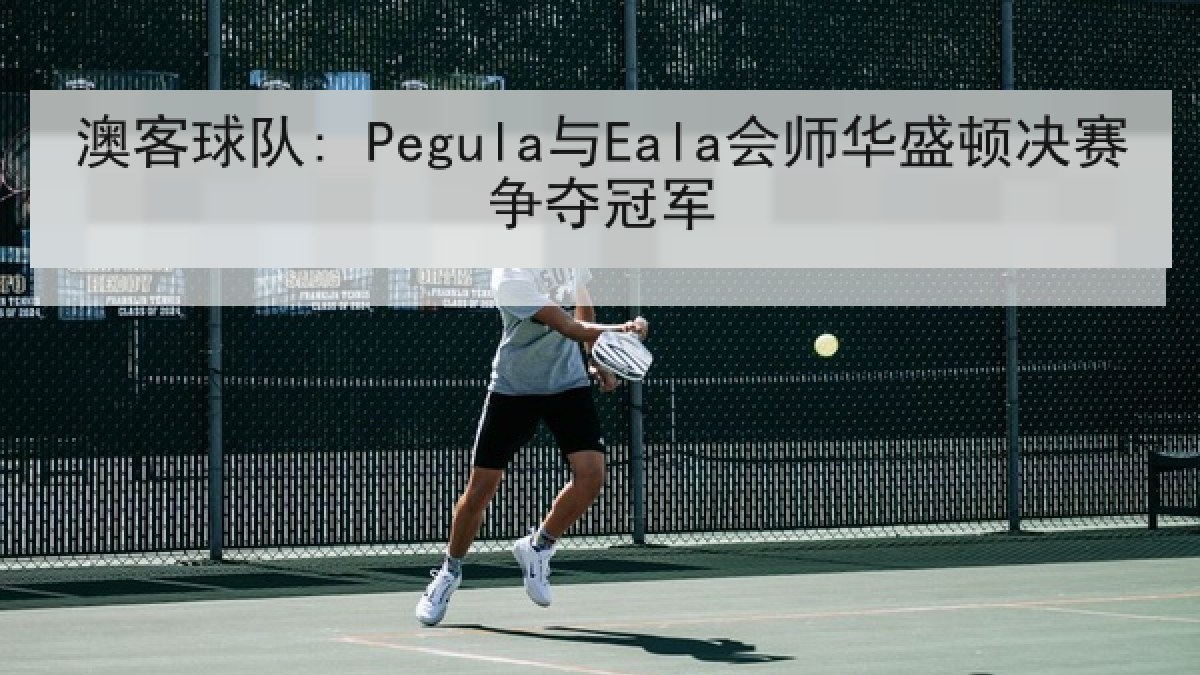 澳客球队: Pegula与Eala会师华盛顿决赛争夺冠军